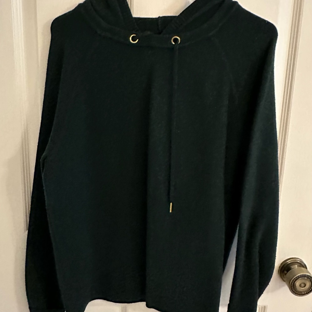 Moth Dark Green Hooded Sweater